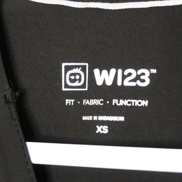 Wonder Wink W123 Womens Scrub Top Size XS Black Nursing Medical - Picture 3 of 9